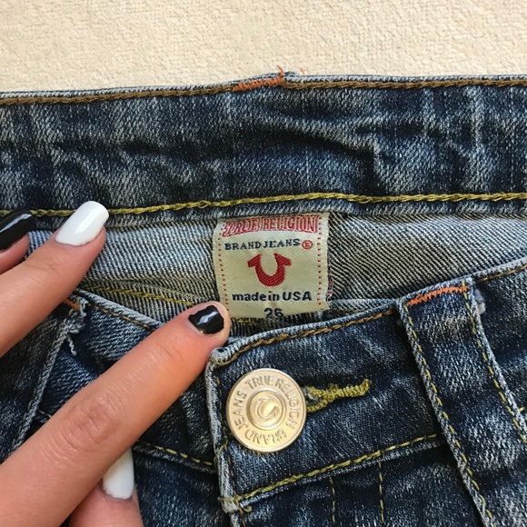 true religion low rise y2k flare jeans - Picture 2 of 4